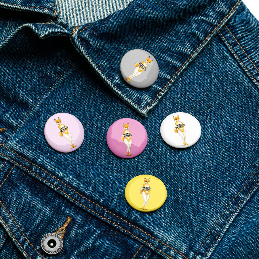 Set of pin buttons